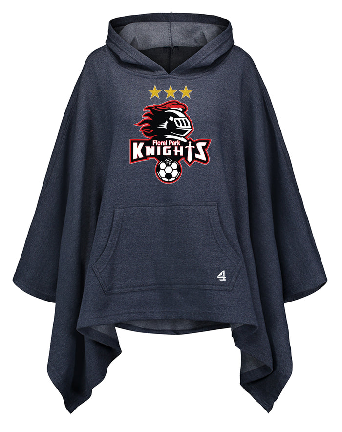 Floral Park Soccer Womans Poncho