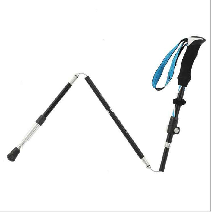 Bâton Randonnée Télescopique Pliable - Aluminium Ultra-Léger 333g - Camp de Base Farzen