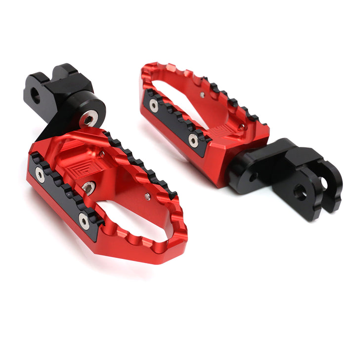 Fit Ducati 749 848 1098 1198 Front Touring 25mm Adjustable Foot Pegs - MC Motoparts