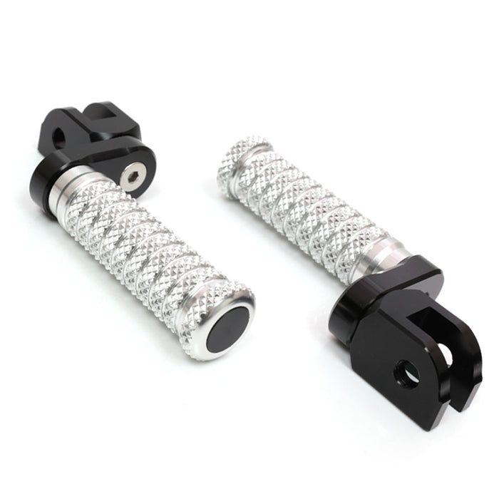 Fit Ducati Diavel Carbon Scrambler 800 1100 25mm Adjustable M-Grip POLE Front Foot Pegs - MC Motoparts
