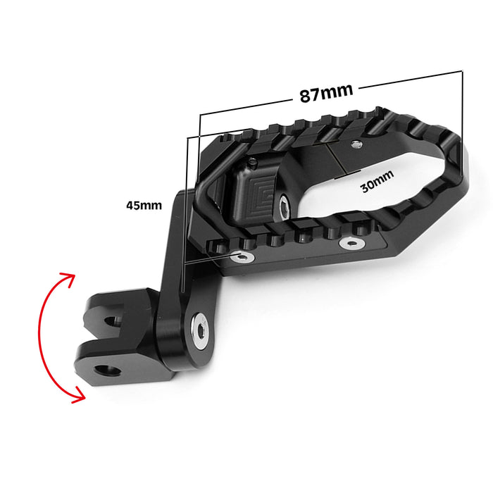 Fits Ducati Diavel Scrambler Front Touring 40mm Adjustable Foot Pegs - MC Motoparts