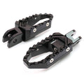 Ducati Monster 821 and 1200 MC Motoparts touring thick wide standard foot pegs installed for enhanced riding comfort.