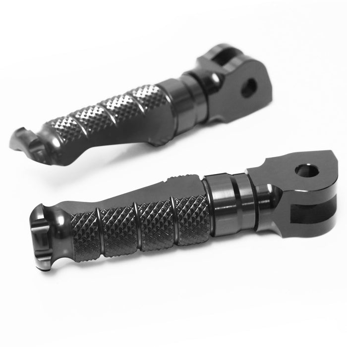 Fits Ducati Multistrada 1200 1000 RFIGHT Front Black Foot Pegs - MC Motoparts