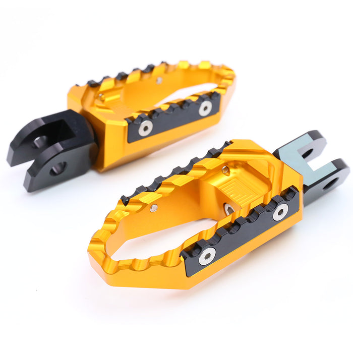 Honda CB1000R CB1100 CB500X touring front foot pegs by MC Motoparts, standard foot pegs with black finish.