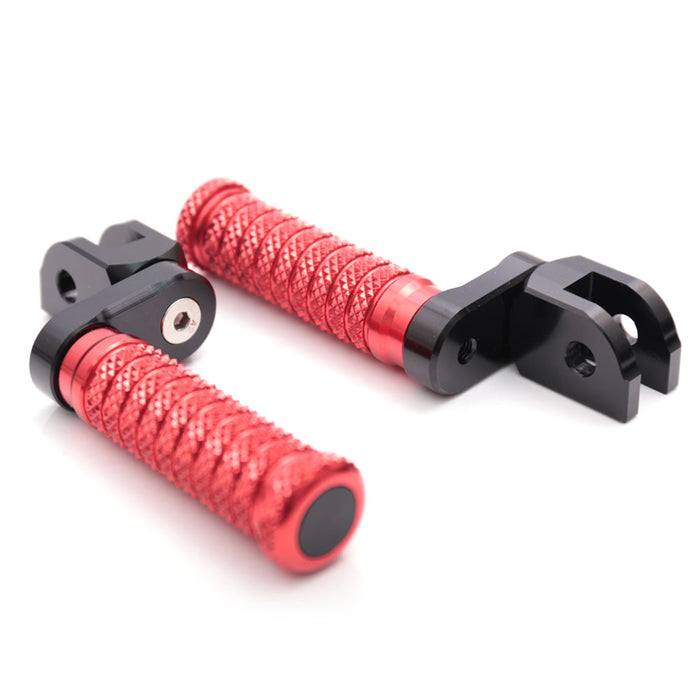 Fit MV Agusta Brutale 800 675 910R 25mm Adjustable M-Grip POLE Front Foot Pegs - MC Motoparts