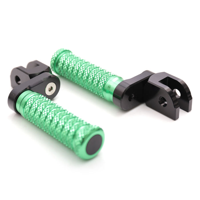 Fits MV Agusta Brutale 800 675 910R 25mm Adjustable M-Grip POLE Front Foot Pegs - MC Motoparts