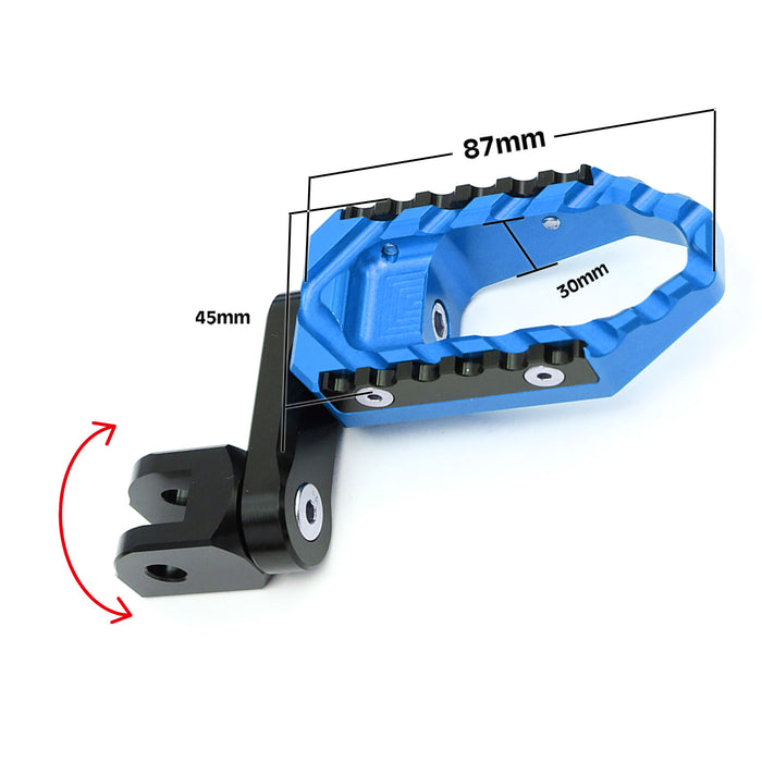Fits Suzuki GSX-R 750 GSX-R 1000 600 Front Touring 40mm Extension Wide Foot Pegs - MC Motoparts