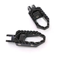 Triumph Scrambler Speed Triple 955i MC Motoparts touring front foot pegs, standard black metal motorcycle foot pegs with textured surface