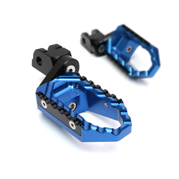 Fit Yamaha YZF R1 R3 R6 Front Touring 25mm Adjustable Foot Pegs - MC Motoparts