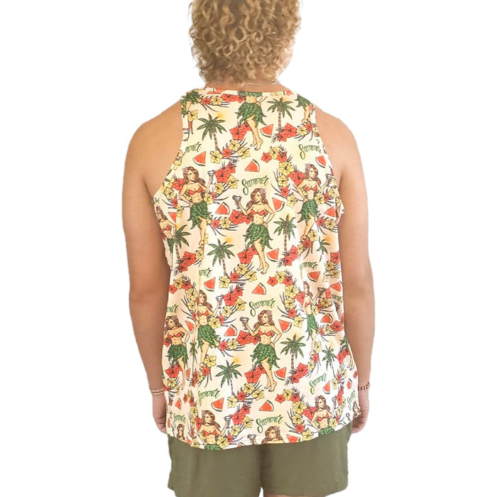 Island Girl Super Cool Chill Tank Top - Functional Yoga Tank - YOGAZ