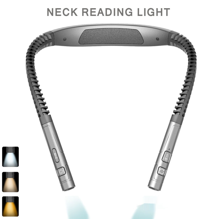 Lampe Lecture LED Cou - Mains Libres Bivouac Camping - Camp de Base Farzen