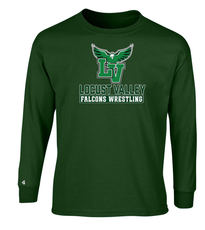 Locust Valley Falcons Wrestling Long Sleeve T-shirt