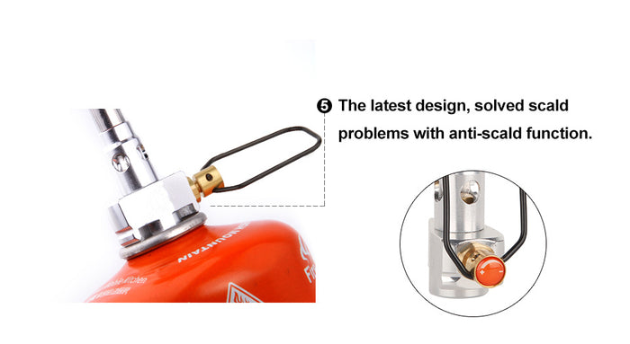 Mini Réchaud Ultra-Léger 100g Puissant 2300W - Bivouac Trekking Alpinisme - Camp de Base Farzen