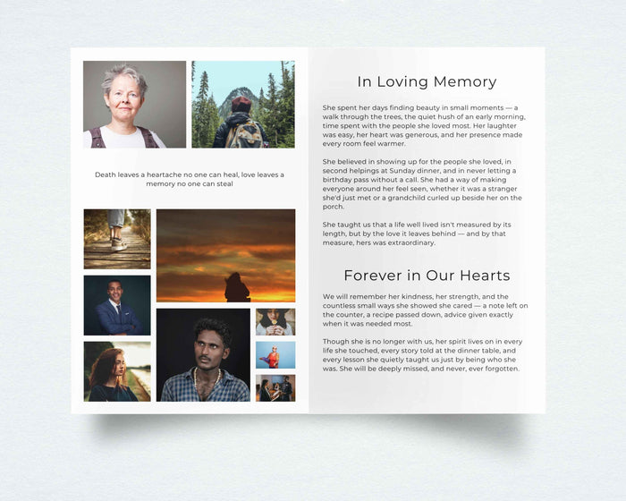 0383 — Funeral Program