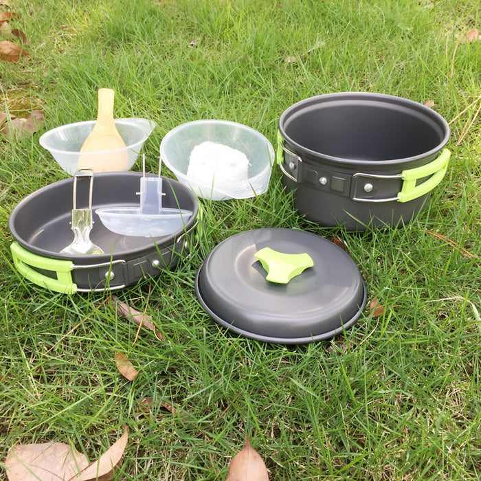 Batterie Cuisine Outdoor Duo Kit Camping 1-2 Personnes - Camp de Base Farzen