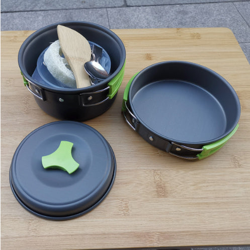 Batterie Cuisine Outdoor Duo Kit Camping 1-2 Personnes - Camp de Base Farzen