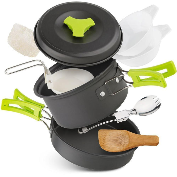 Batterie Cuisine Outdoor Duo Kit Camping 1-2 Personnes - Camp de Base Farzen