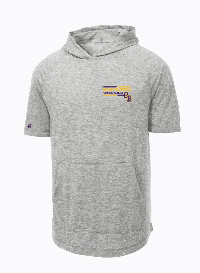 Oyster Bay Wrestling Short Sleeve Triblend Hoodie