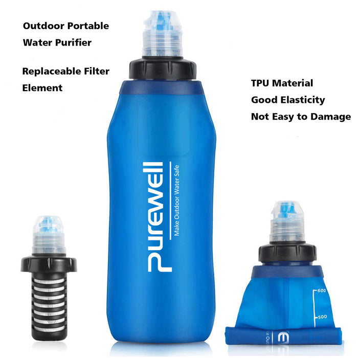 Purificateur Eau Portable Personnel 120g - Outdoor Instantané Camping Trekking - Camp de Base Farzen
