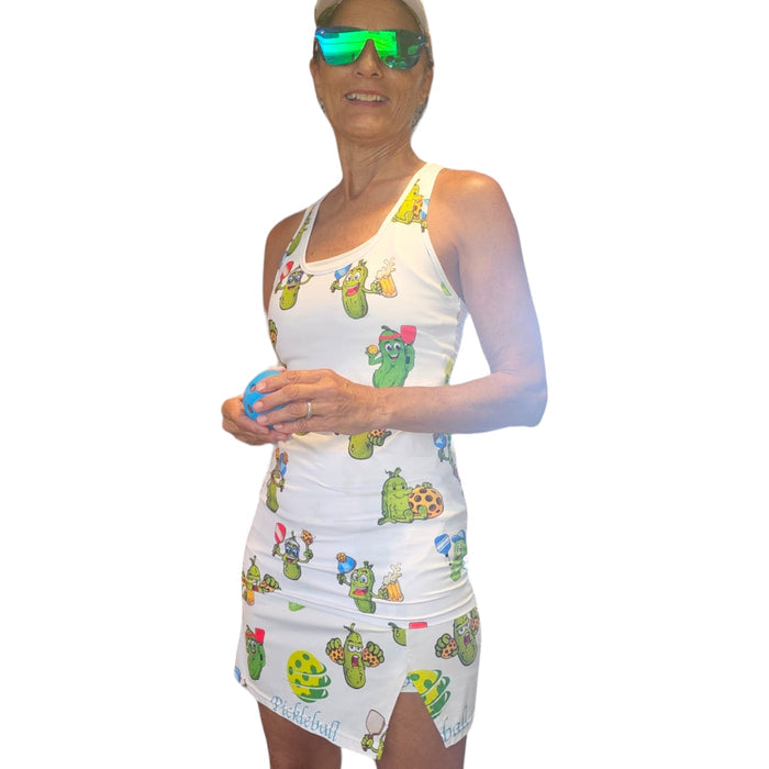 Pickles Playing Pickball Tank Top - YOGAZ