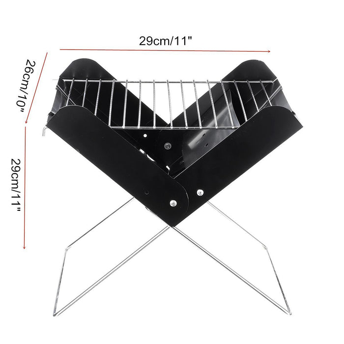 Barbecue Pliable Portable Acier Inoxydable Compact 1,2kg - Camp de Base Farzen