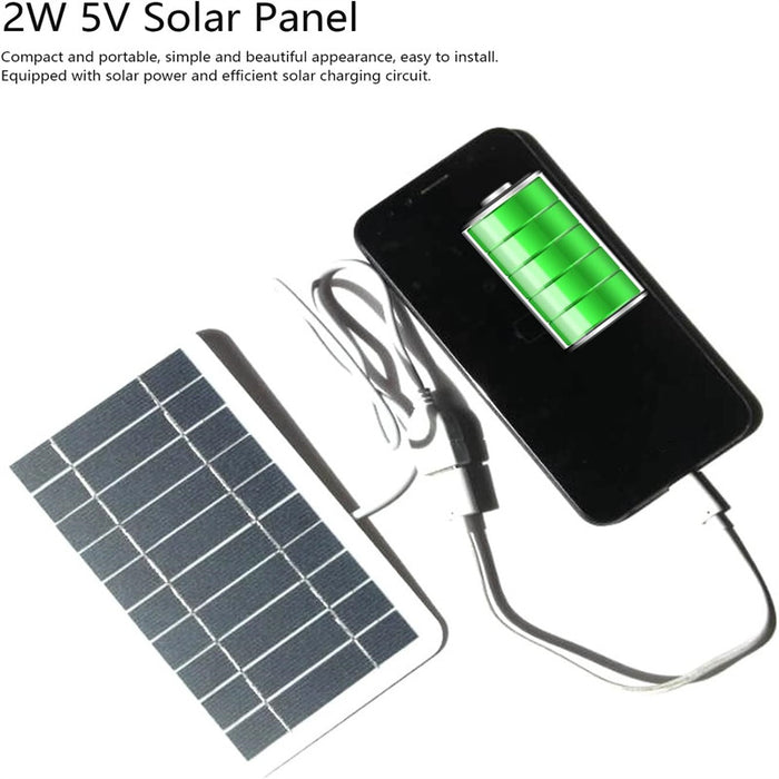 Chargeur Solaire Portable - Minimaliste Écologique USB - Camp de Base Farzen