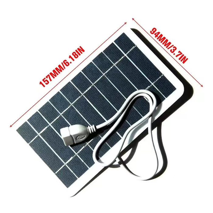 Chargeur Solaire Portable - Minimaliste Écologique USB - Camp de Base Farzen
