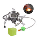 Réchaud Camping Coupe-Vent Puissant 1400W - 363g - Camp de Base Farzen