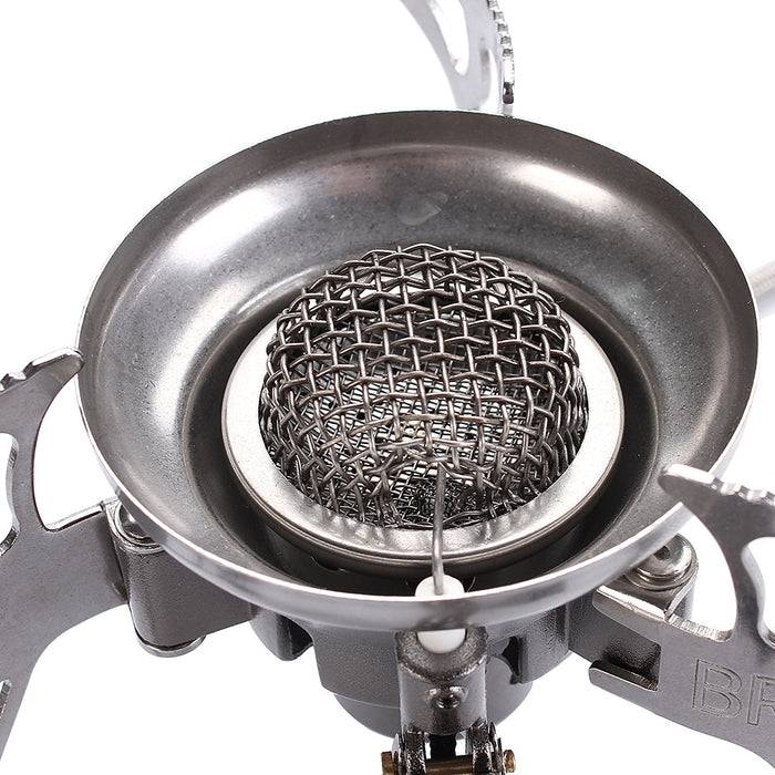 Réchaud Camping Coupe-Vent Puissant 1400W - 363g - Camp de Base Farzen