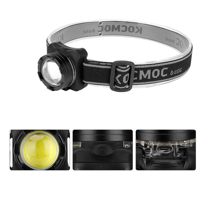 Lampe Frontale Puissante - Alpinisme Équitation Nocturne - Camp de Base Farzen