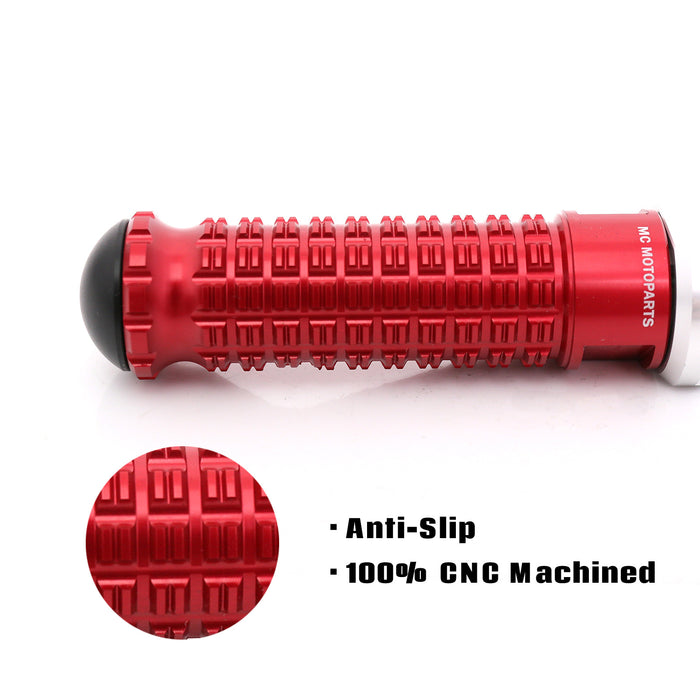 MC Motoparts rear standard foot pegs for Buell XB9SX XB12S XB12R S1 S3 M2 M-PRO models, shown in a detailed close-up image.