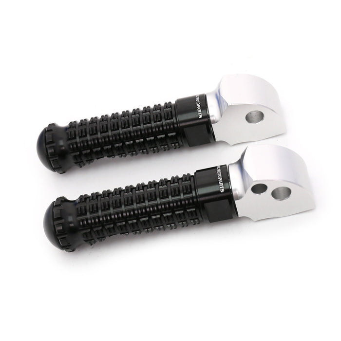Black rear standard foot pegs for Buell XB9SX, XB12S, XB12R, S1, S3, M2, and M-PRO bikes by MC Motoparts