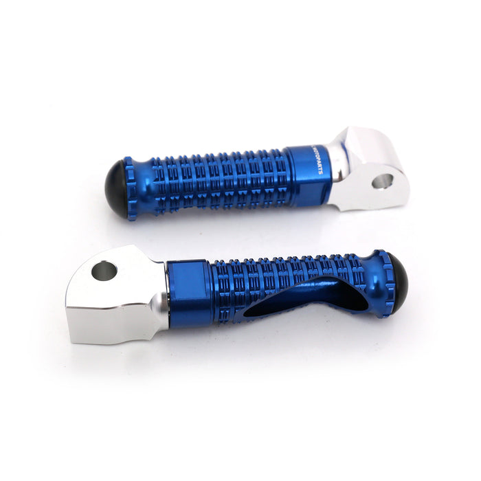 Rear MC Motoparts standard foot pegs for Buell XB9SX XB12S XB12R S1 S3 M2 M-PRO motorcycle, shown installed on the bike.