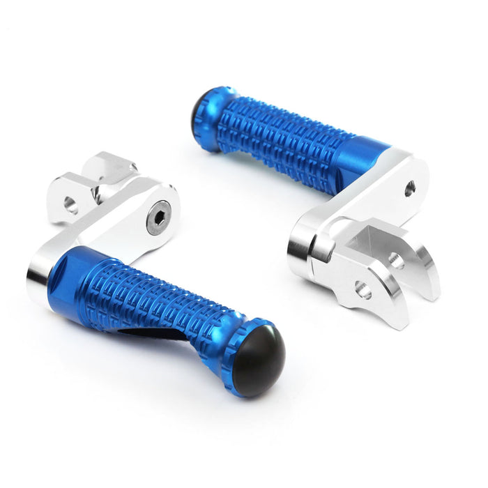 MC Motoparts 40mm extension rear foot pegs for Ducati 1198, 1299, 899 Panigale motorcycle, lower rider foot position.