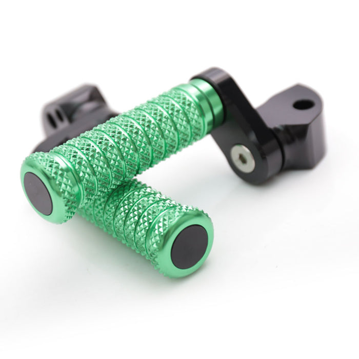Black 25mm adjustable rear foot pegs for Ducati 1199 1299 Panigale, MC Motoparts extension foot pegs on motorcycle