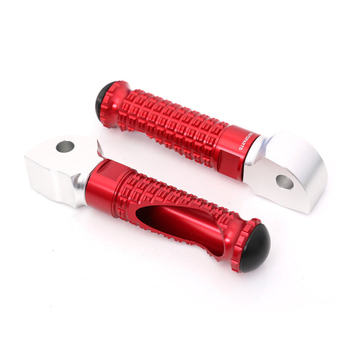 Rear MC Motoparts standard foot pegs for Ducati 748, 749, 848, 996, 1098 motorcycles, durable motorcycle foot pegs.
