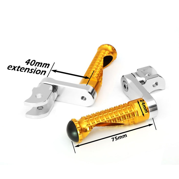 Fits Honda VFR800F NC750 40mm Extension Rear M-PRO Foot Pegs