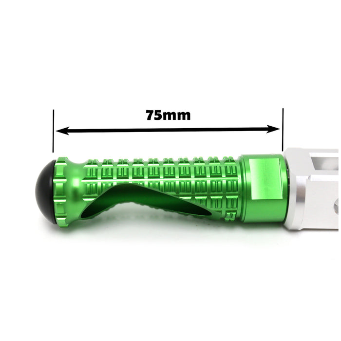 Rear MC Motoparts standard foot pegs for Suzuki Inazuma B-King SV650 SV1000 motorcycle, shown with detailed metal design.
