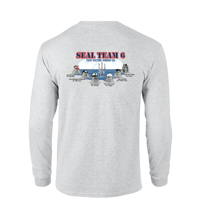 Seal Team 6 The Water Needs Us Long Sleeve