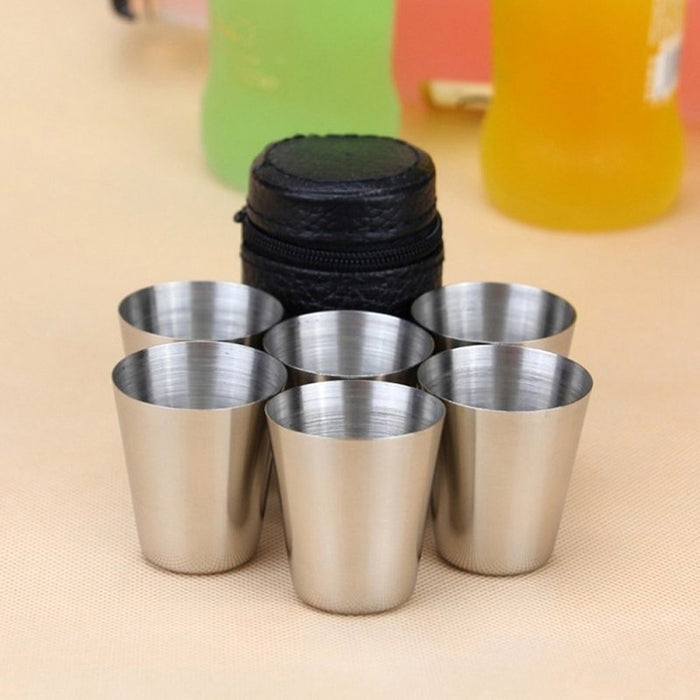 Silver 6 Sets of 6 Cups