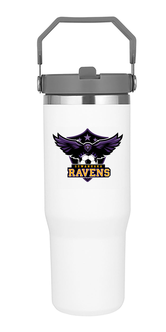 Sewanhaka Ravens Soccer Stainless Steal water bottle