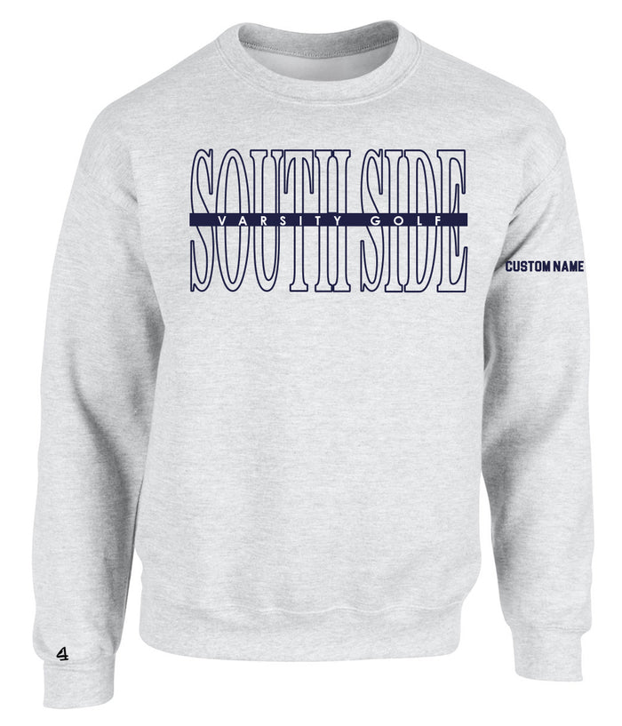 South Side Girls Golf Crewneck Sweatshirt custom embroidery name