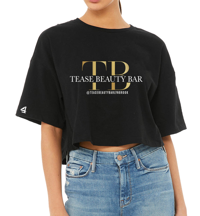 Tease Beauty Bar Women's Cropped Tshirt
