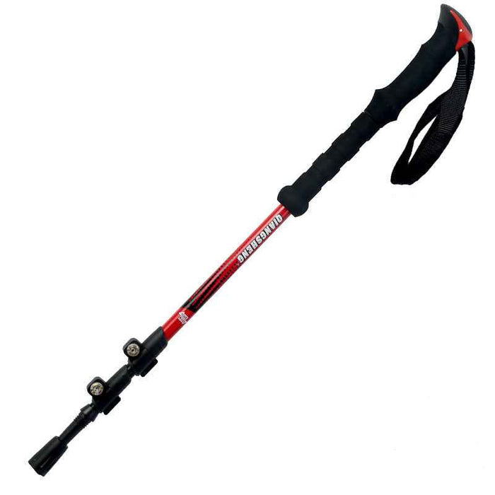 Bâton Randonnée Télescopique Poignée Droite - 271g Aluminium - Camp de Base Farzen