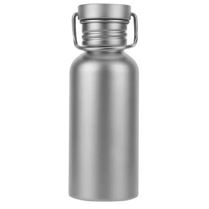 Bouteille Titane Alliage Sport - Ultra-Légère Étanche 3 Tailles Cyclisme Randonnée - Camp de Base Farzen
