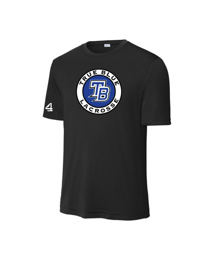 TRUE BLUE Lacrosse Performance Short Sleeve Tee