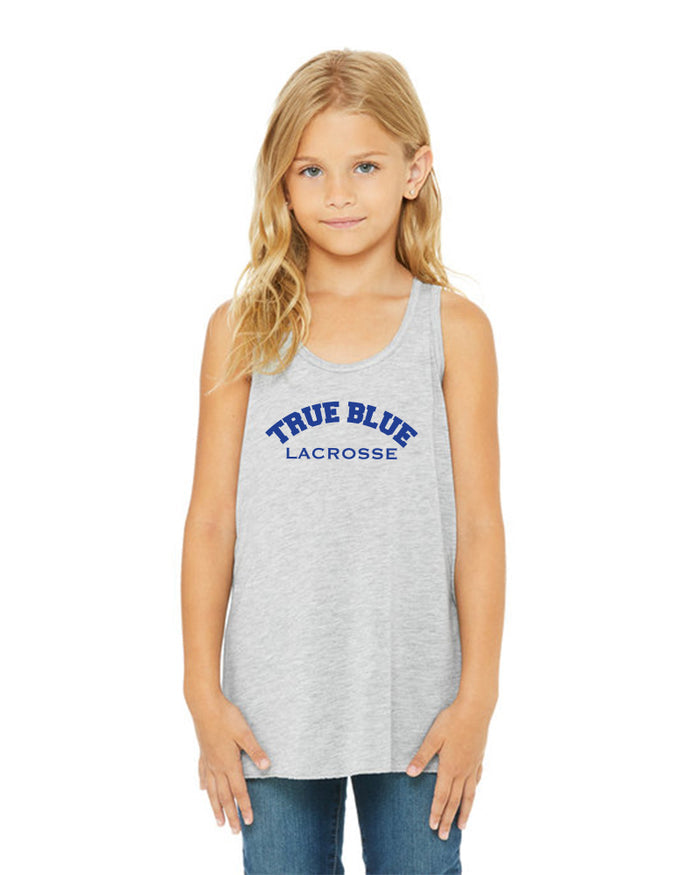 True Blue Logo Girl's Youth Racerback Tank