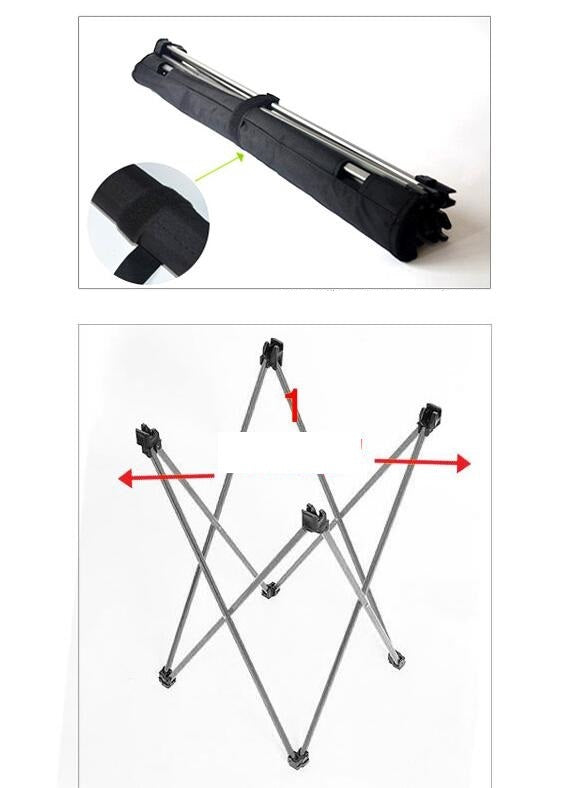 Table Camping Pliante Aluminium Ultra-Légère 800g Portable - Camp de Base Farzen