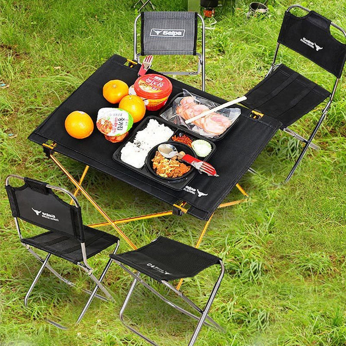 Table Camping Pliante Aluminium Ultra-Légère 800g Portable - Camp de Base Farzen