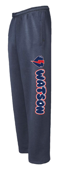 WATSON ELEMENTARY WILDCATS Lightning Heart Sweat Pants